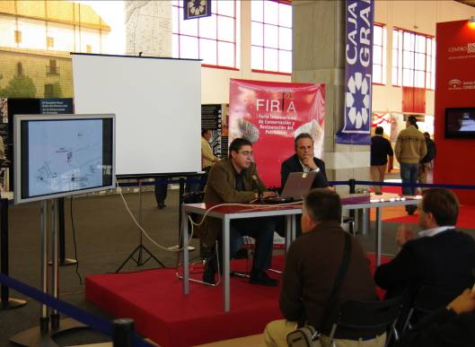 Francisco Reina Fernández-Trujillo y Miguel Ángel Tabales imparten en FIRPA una conferencia sobre los trabajos de restauración global del castilo de Jimena de Frontera (Cádiz)