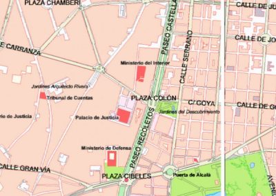 Elaboración del callejero del proyecto GEOMADRID a escala 1/20000, años 2004 y 2006