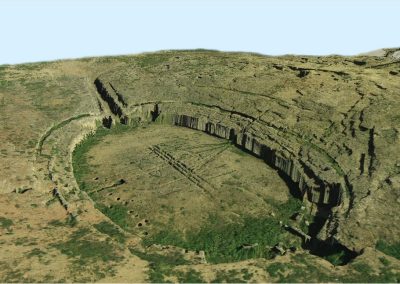 Modelo 3d texturizado Anfiteatro