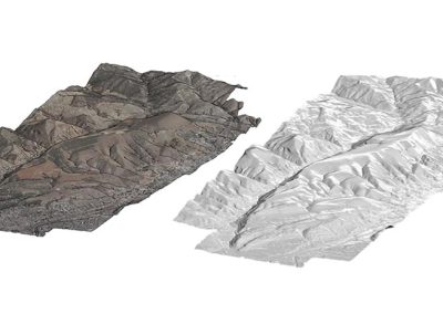 Modelo 3d obtenido con Lidar