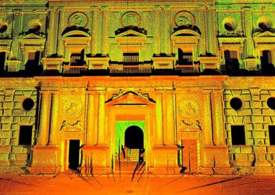 Nube de puntos Palacio Carlos V.