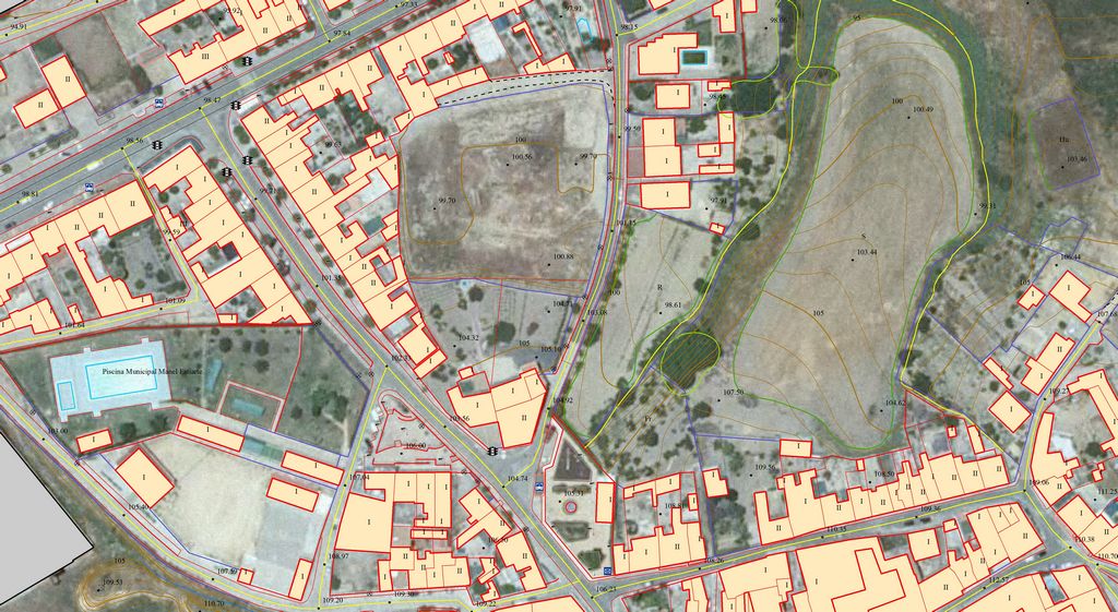 Elaboración de Cartografía de los 27 municipios que suministra el agua Aljarafesa.