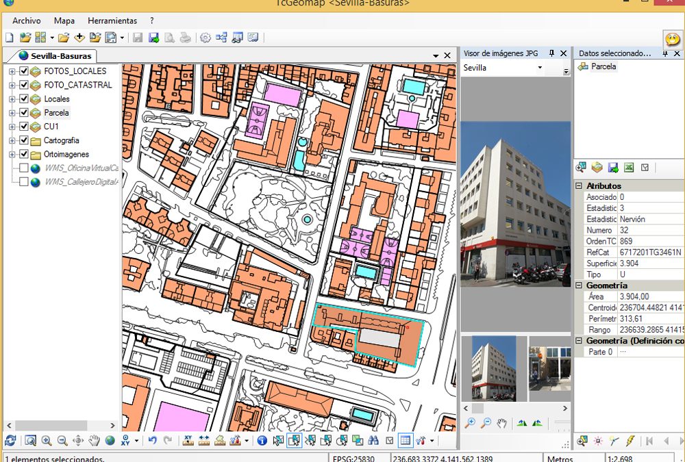 Mantenimiento Catastral y Revisión de Tasas Municipales vinculadas a los locales con actividad del Municipio de Sevilla