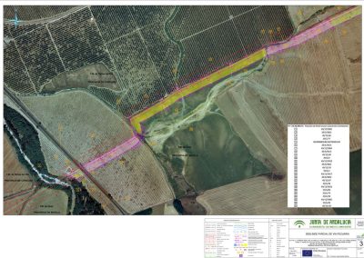 Edición GIS Cartografía del Deslinde las Vías Pecuarias de Andalucía
