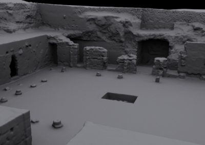 Modelo 3d sin texturizar Tumba de Servilia